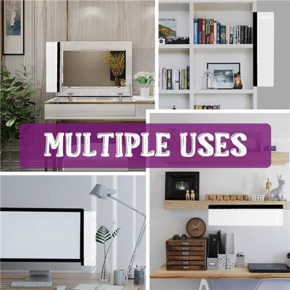 Office Desk Accessories 2pcs Computer Monitor Memo Board Message Board - Picture 6 of 7